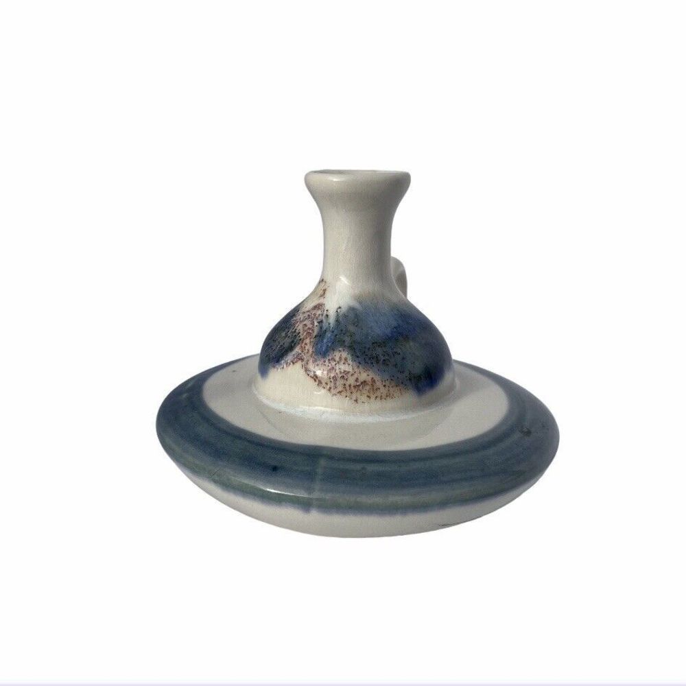 KRAVEC STUDIOS Pottery Oil Lamp Ceramic Vase Glazed Farmhouse Decor Made in USA‎
